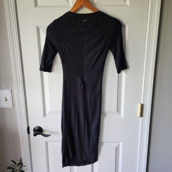A/X Armani Exchange Women's Size XS Stretchy Bodycon Dress Black - Picture 3 of 3